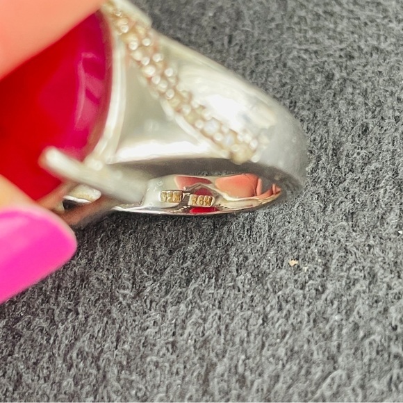 Faceted Gemstones Sterling Silver Rings - Picture 12 of 17